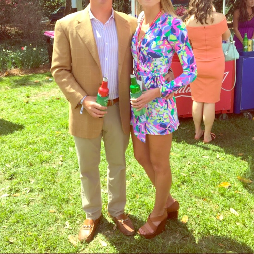 Lilly Pulitzer Tiki Wrap Romper